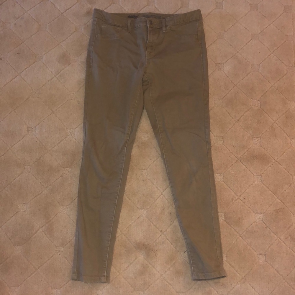 Tan Denim Jeggings